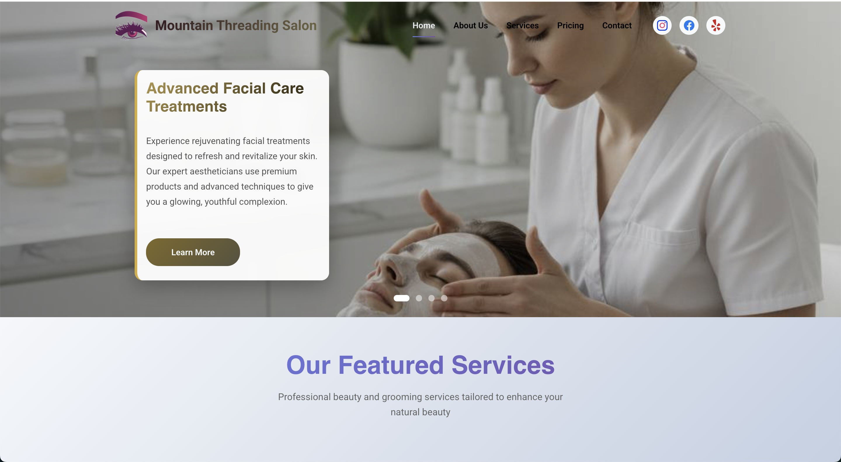 Salon Booking & E-commerce Demo